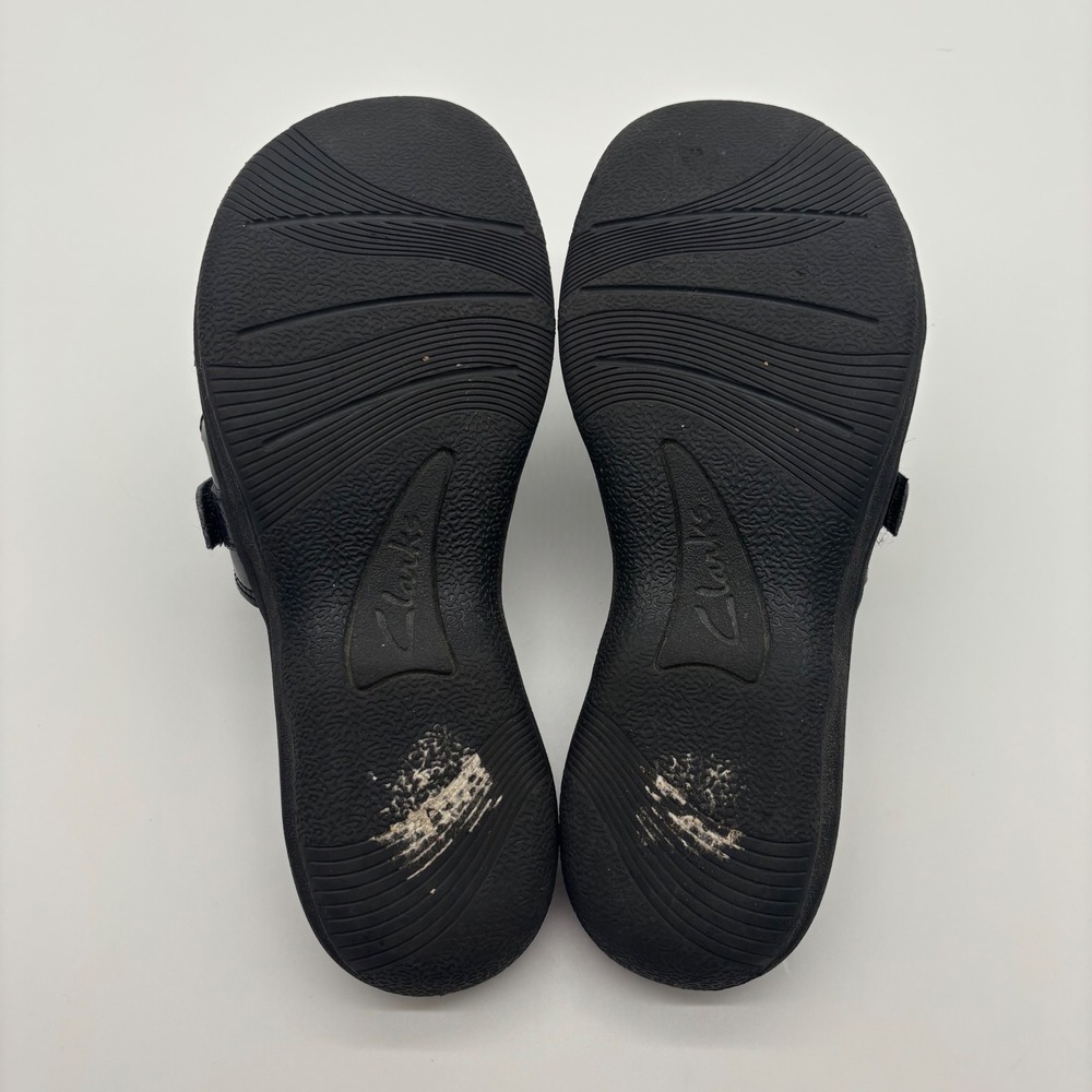 Clarks Cloudsteppers Slide Sandals Women 7 Black Arla Glison Adjustable Straps - Picture 11 of 13